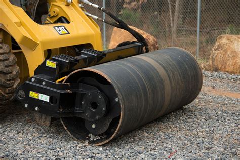 cat cv18b skid steer vibratory roller|CV119 Vibratory Drum Compactors .